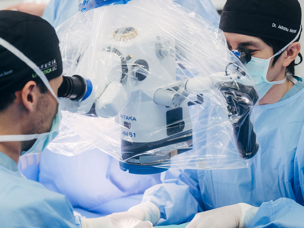 治療中の様子の写真