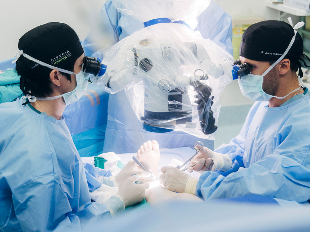 治療中の様子の写真